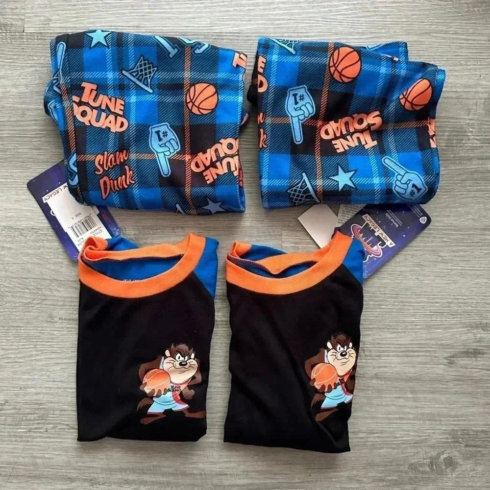 Space Jam pajamas kids set of 2 pajamas size 6 - Picture 5 of 5